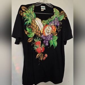 Vintage Painted Fruit Top